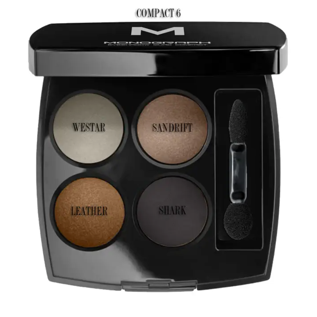 Artis Monograph Pressed Powder Eyeshadow Quad Compact